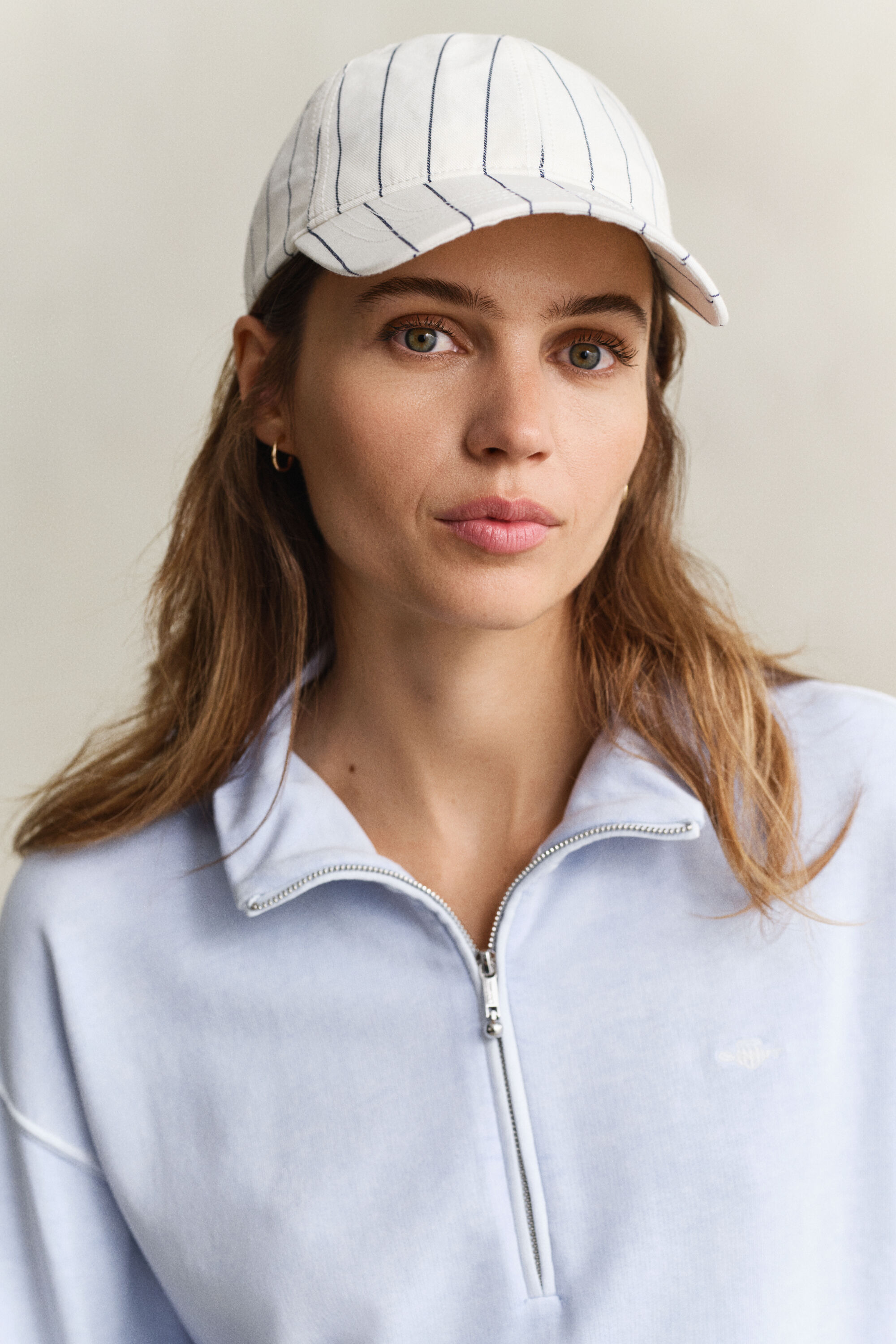 Vasket Shield sweatshirt med halv lynlås