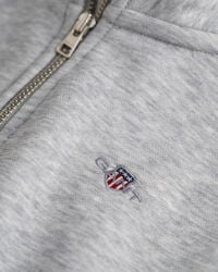 Kids Shield sweatshirt med halv lynlås