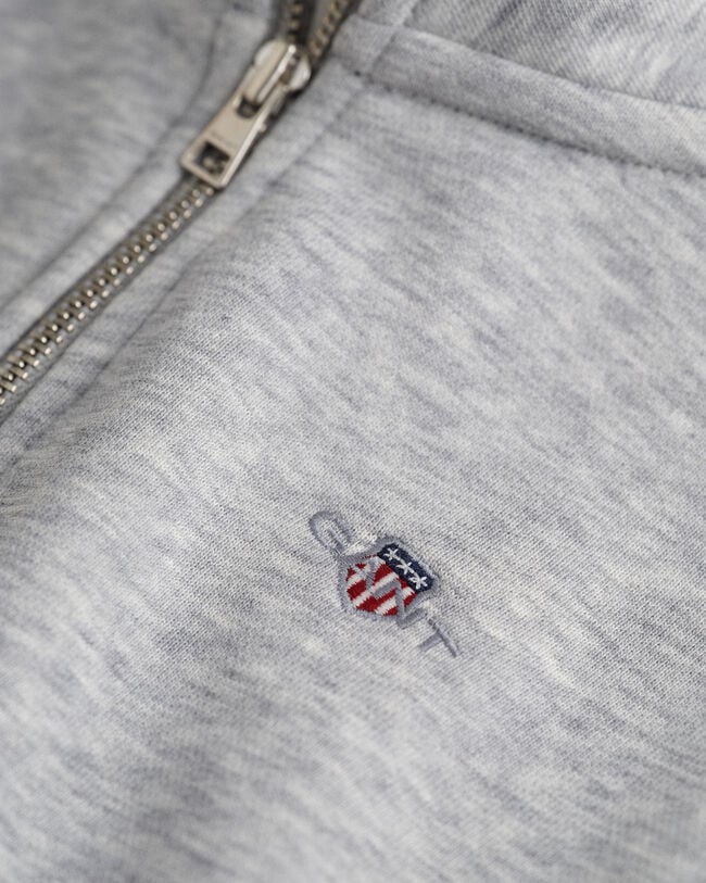 Kids Shield sweatshirt med halv lynlås