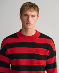 Barstripe crewneck sweater
