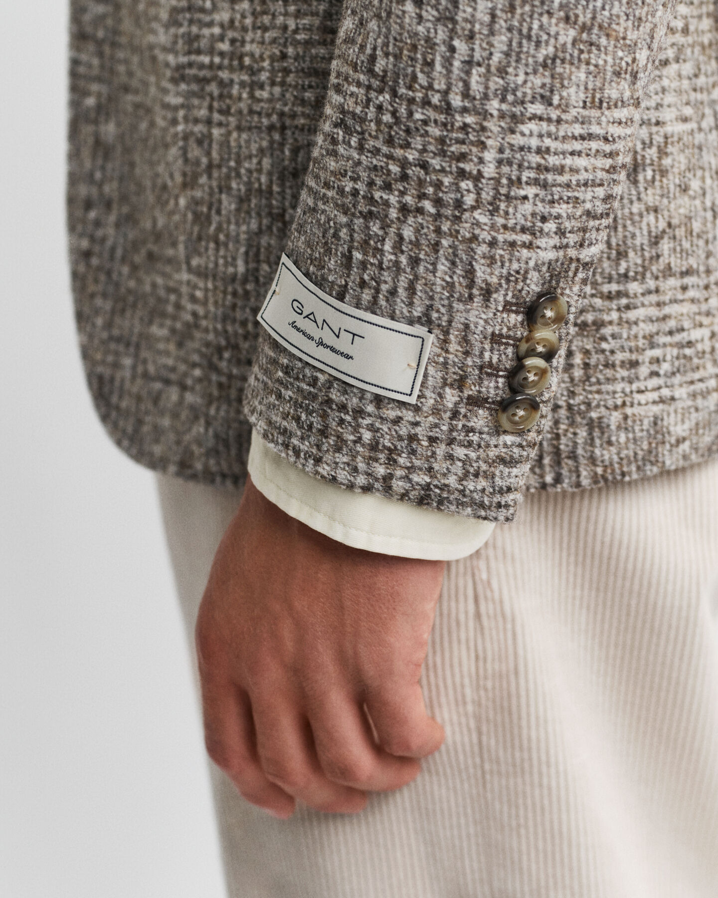 Ternet strikket blazer