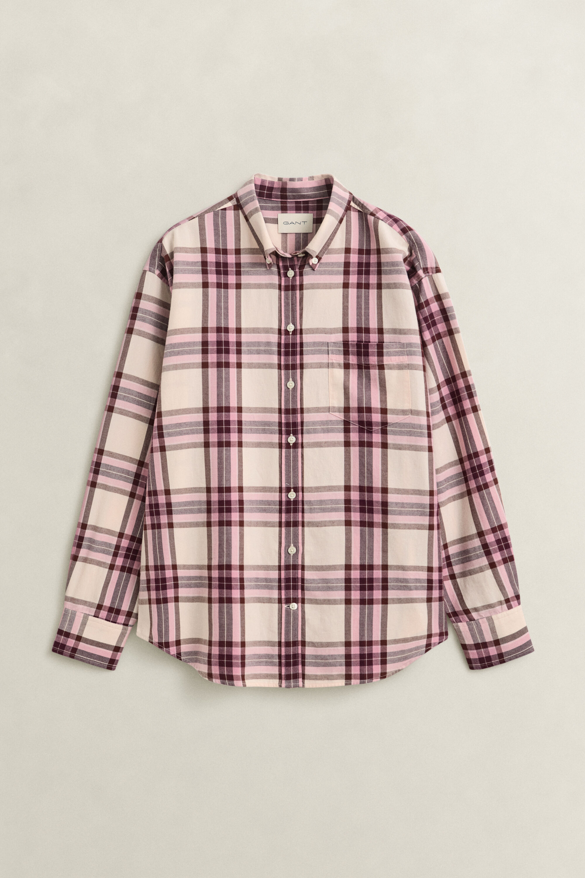 Relaxed flannelskjorte