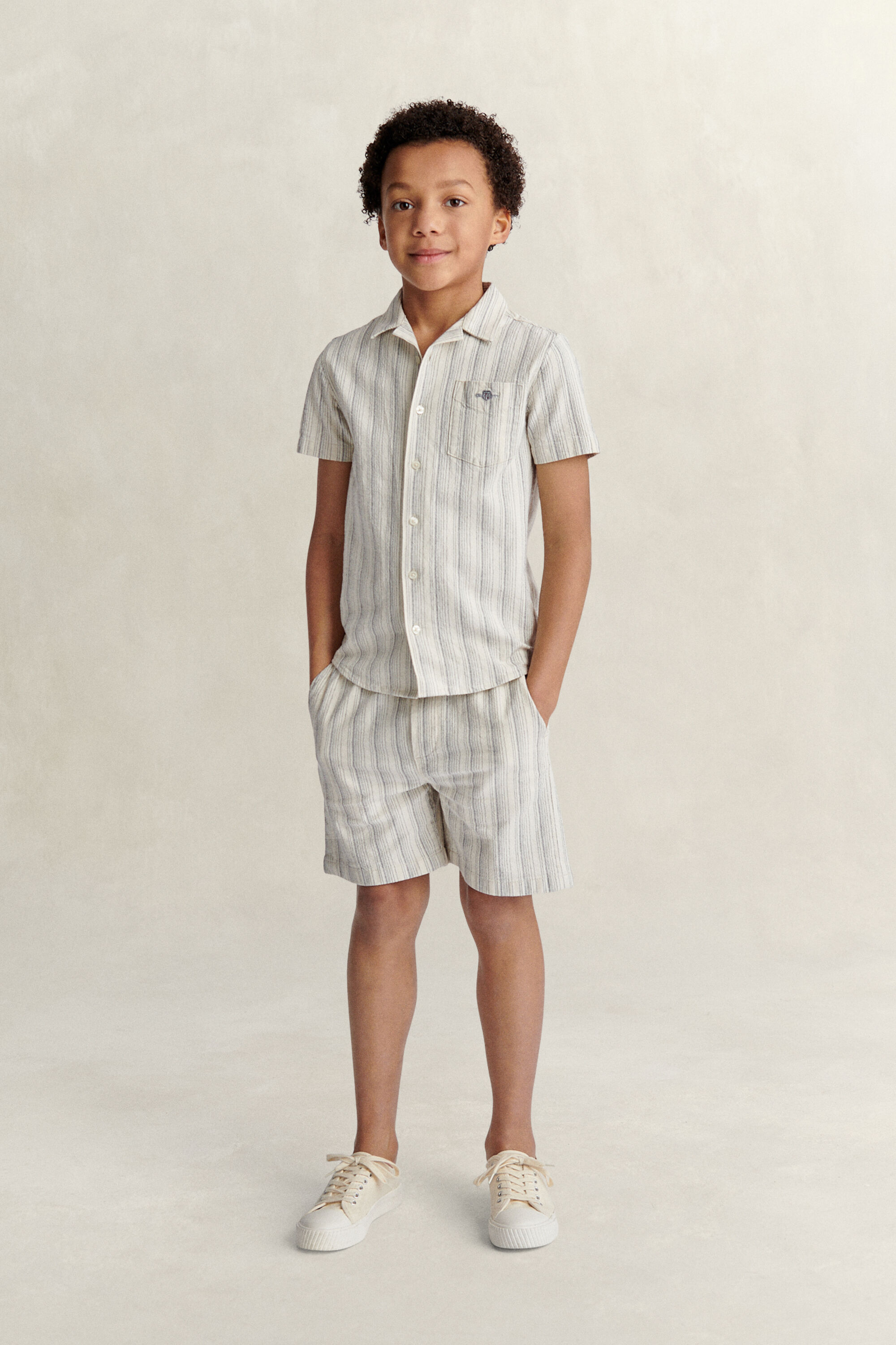 Teen Boys shorts i hørblanding