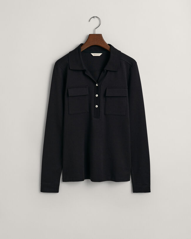 Slim fit jersey poloskjorte