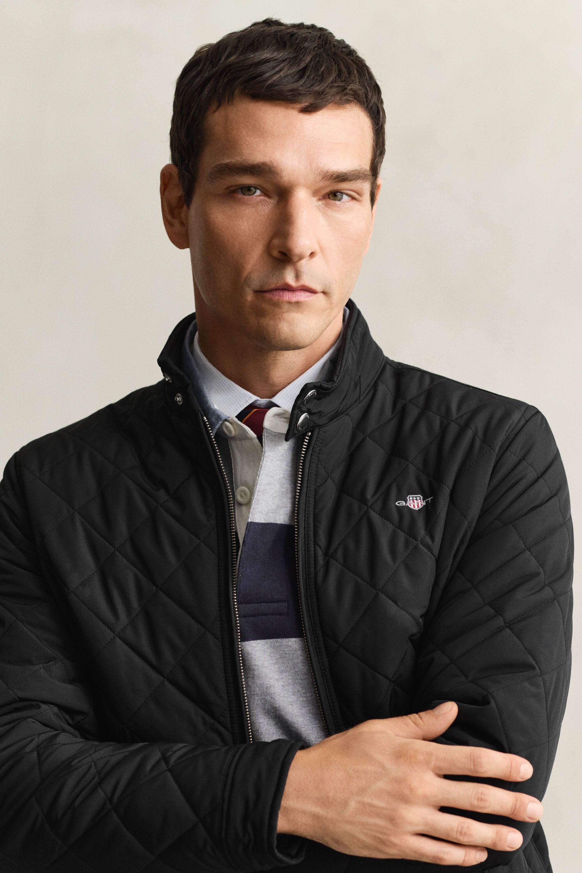 Quiltet Windcheater jakke