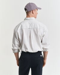 Relaxed fit Luxury Oxford skjorte med striber