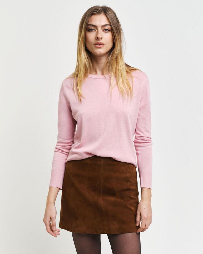 Fint strikket crewneck sweater