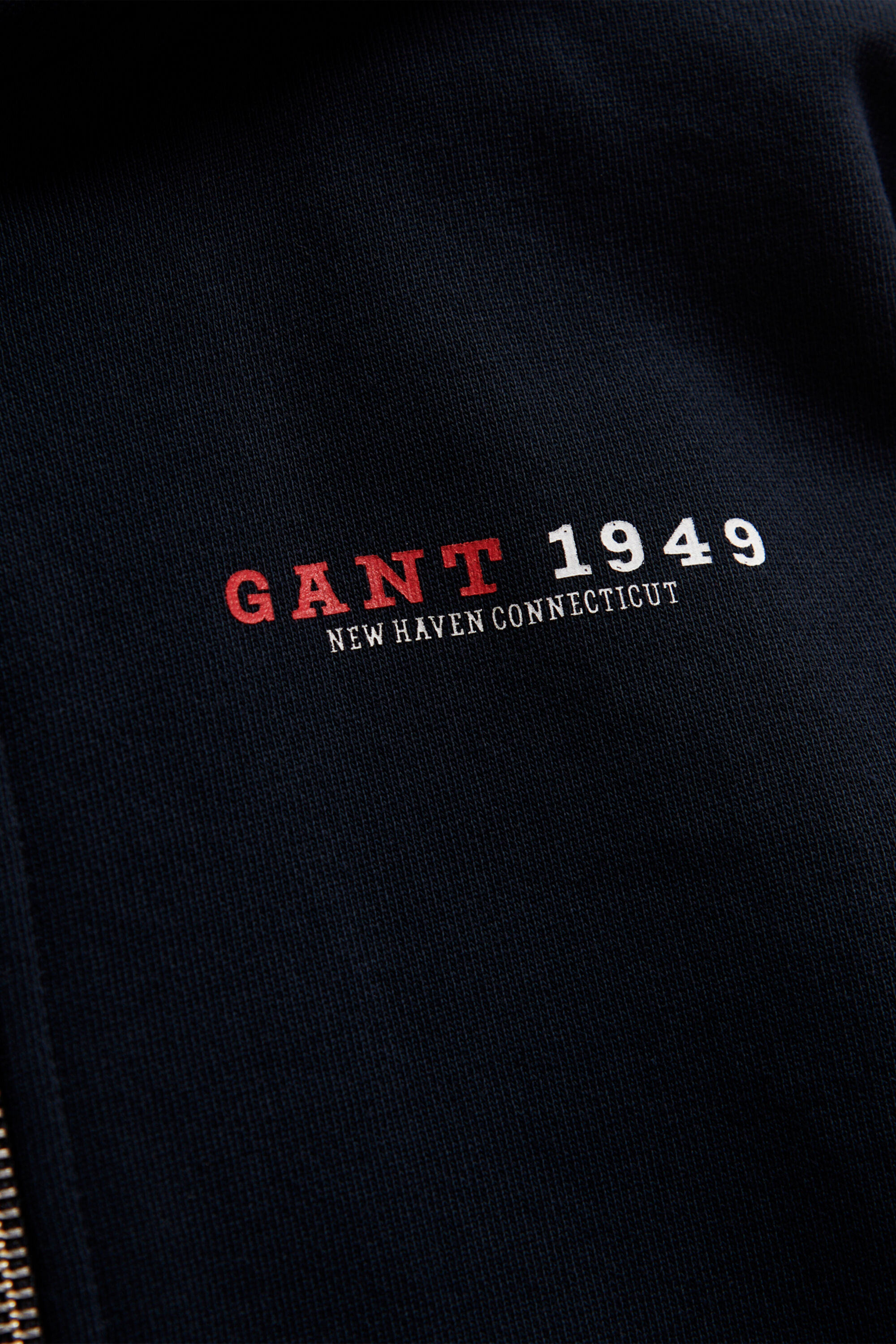 Teen Boys hættetrøje med grafik og lynlås