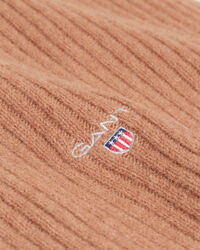 Uldstrikket halstørklæde