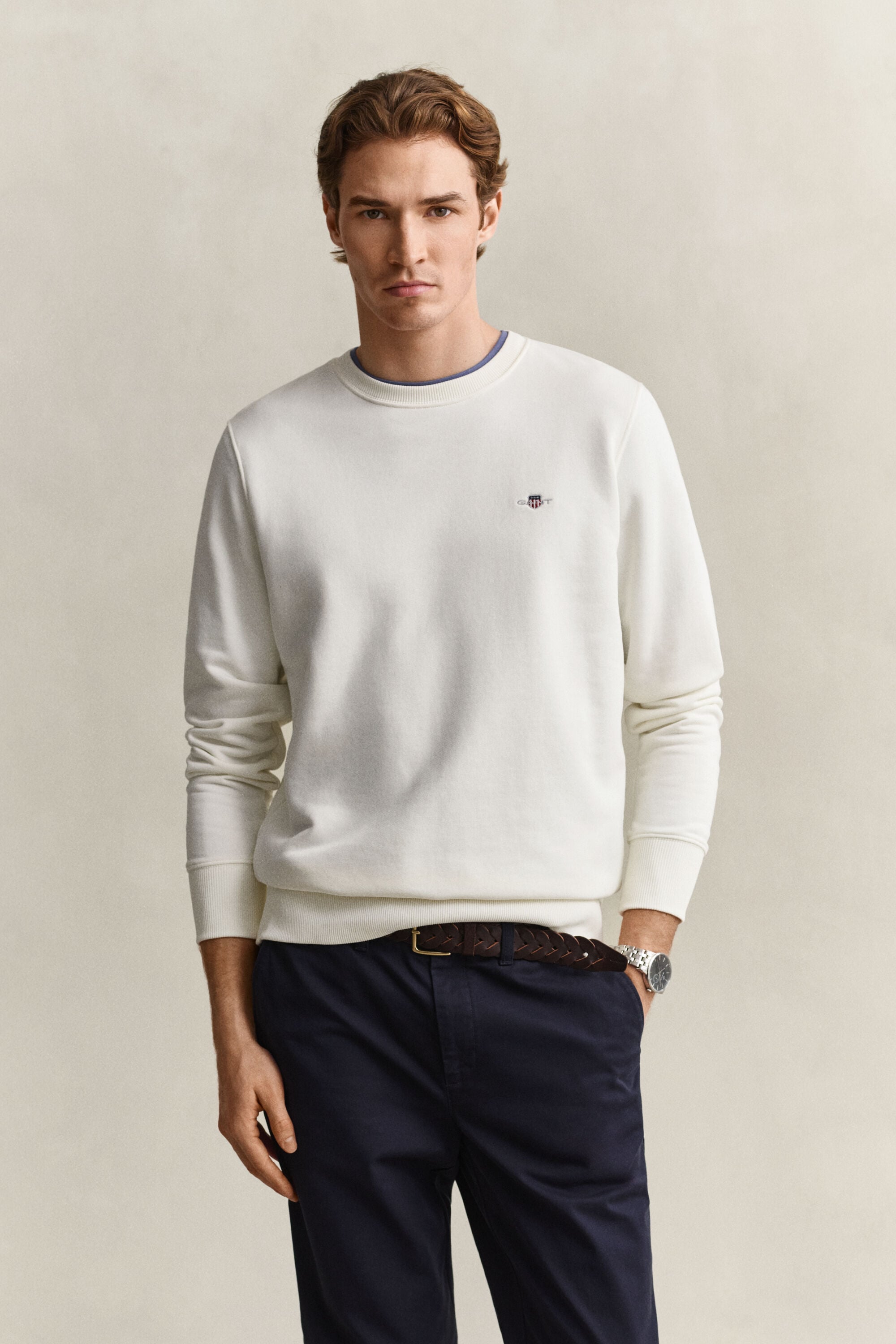 Shield sweatshirt med crewneck