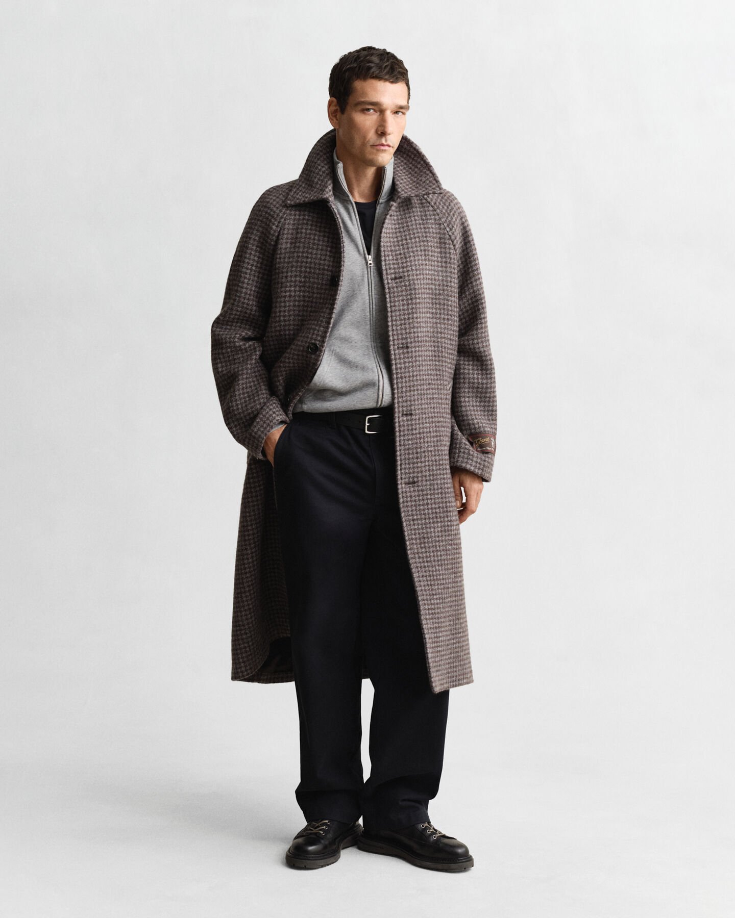 Shield sweatshirt med lynlås