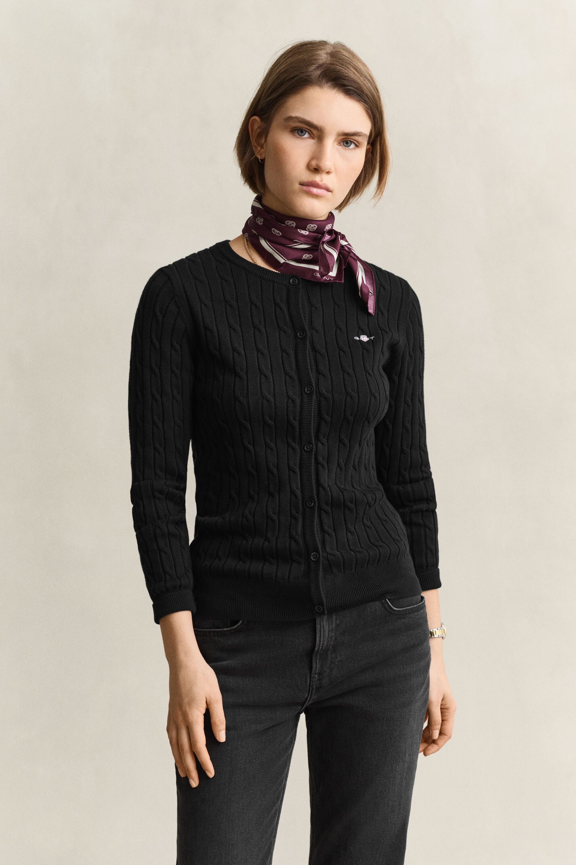 Kabelstrikket cardigan