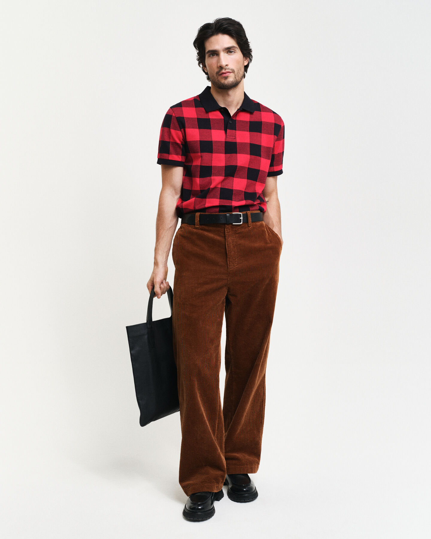 Jacquard poloskjorte