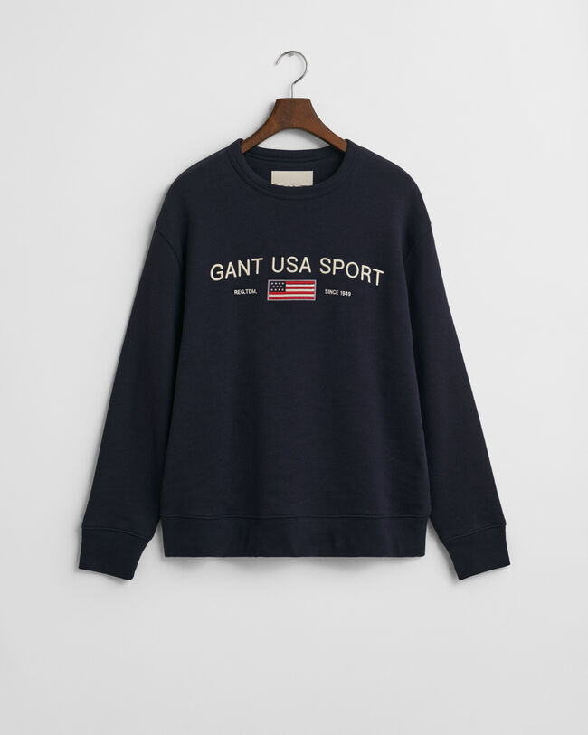 Graphic sweatshirt med crewneck