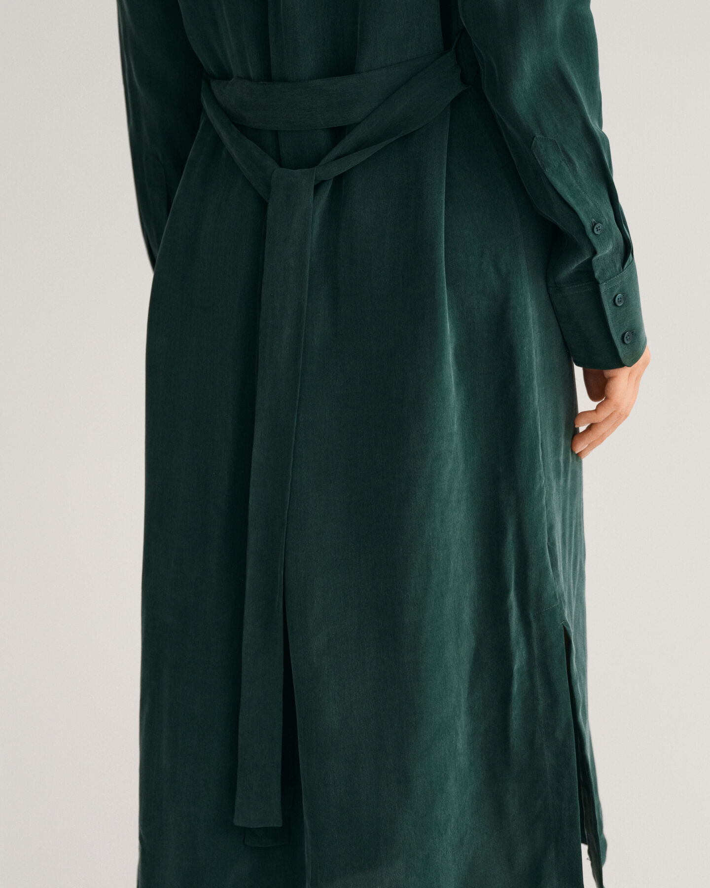 Relaxed fit utility-skjortekjole