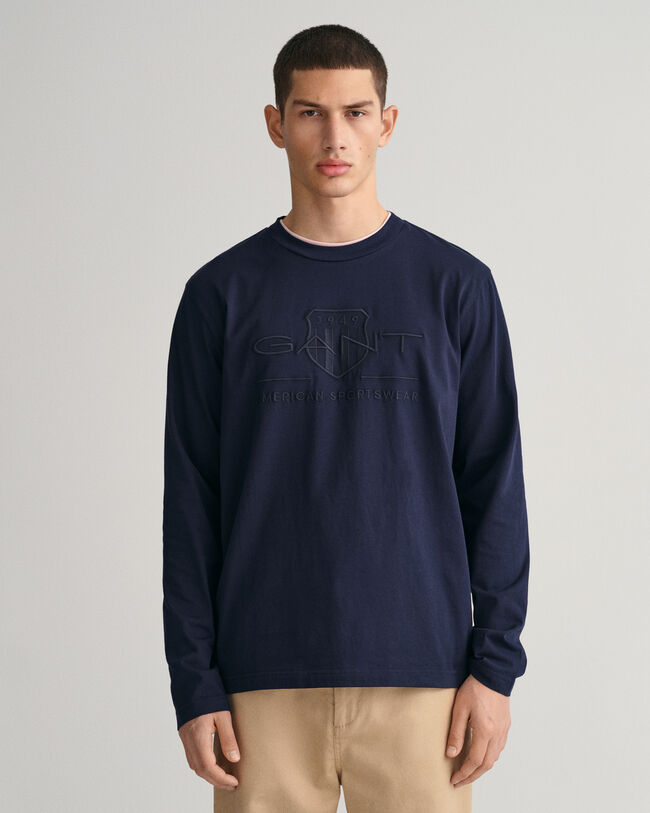 Tonal Shield T-shirt med lange ærmer