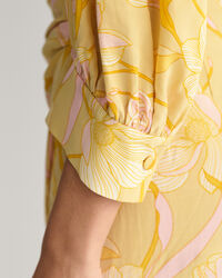 Regular fit Magnolia Print slå-om kjole