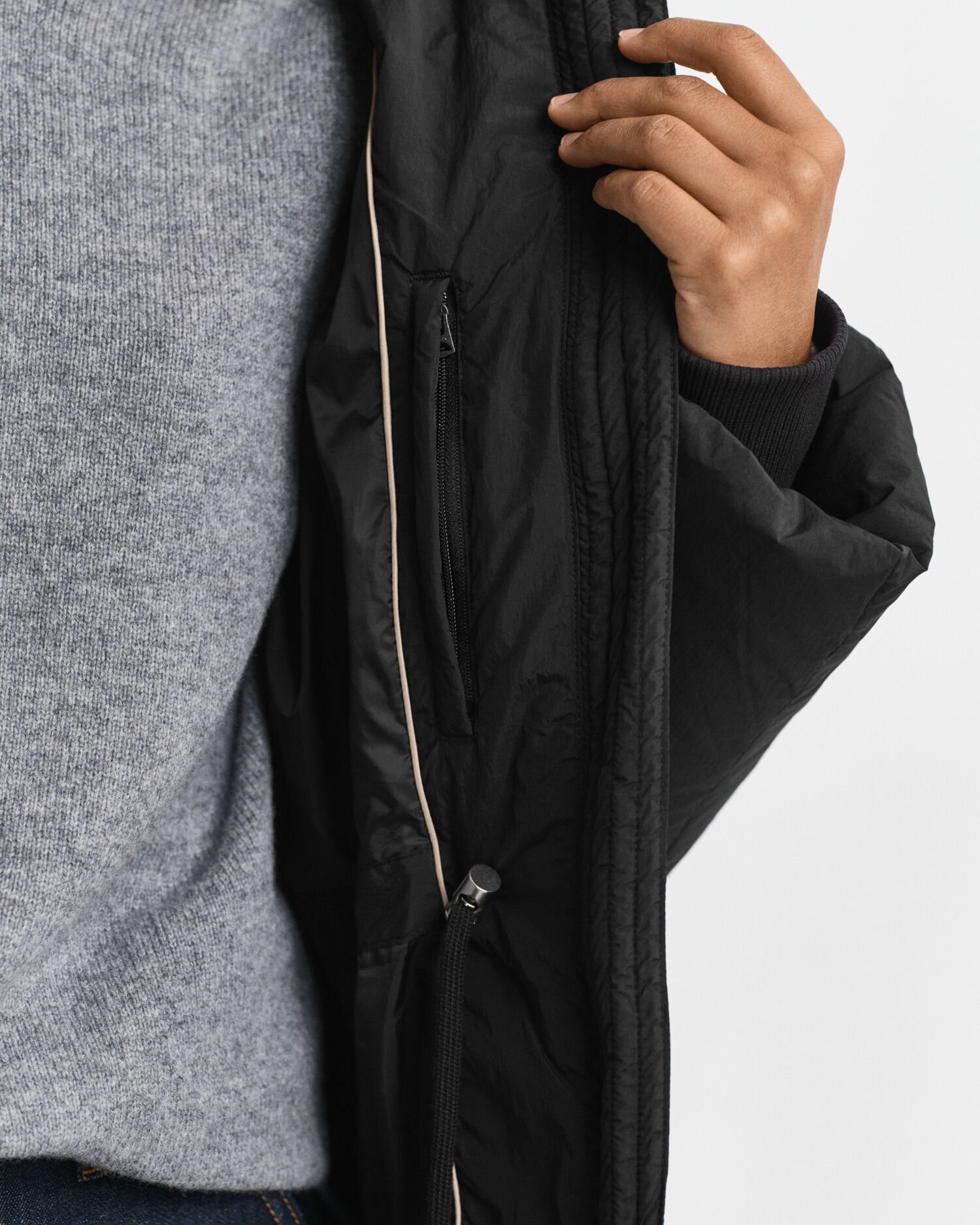 Dunfrakke i fuld længde