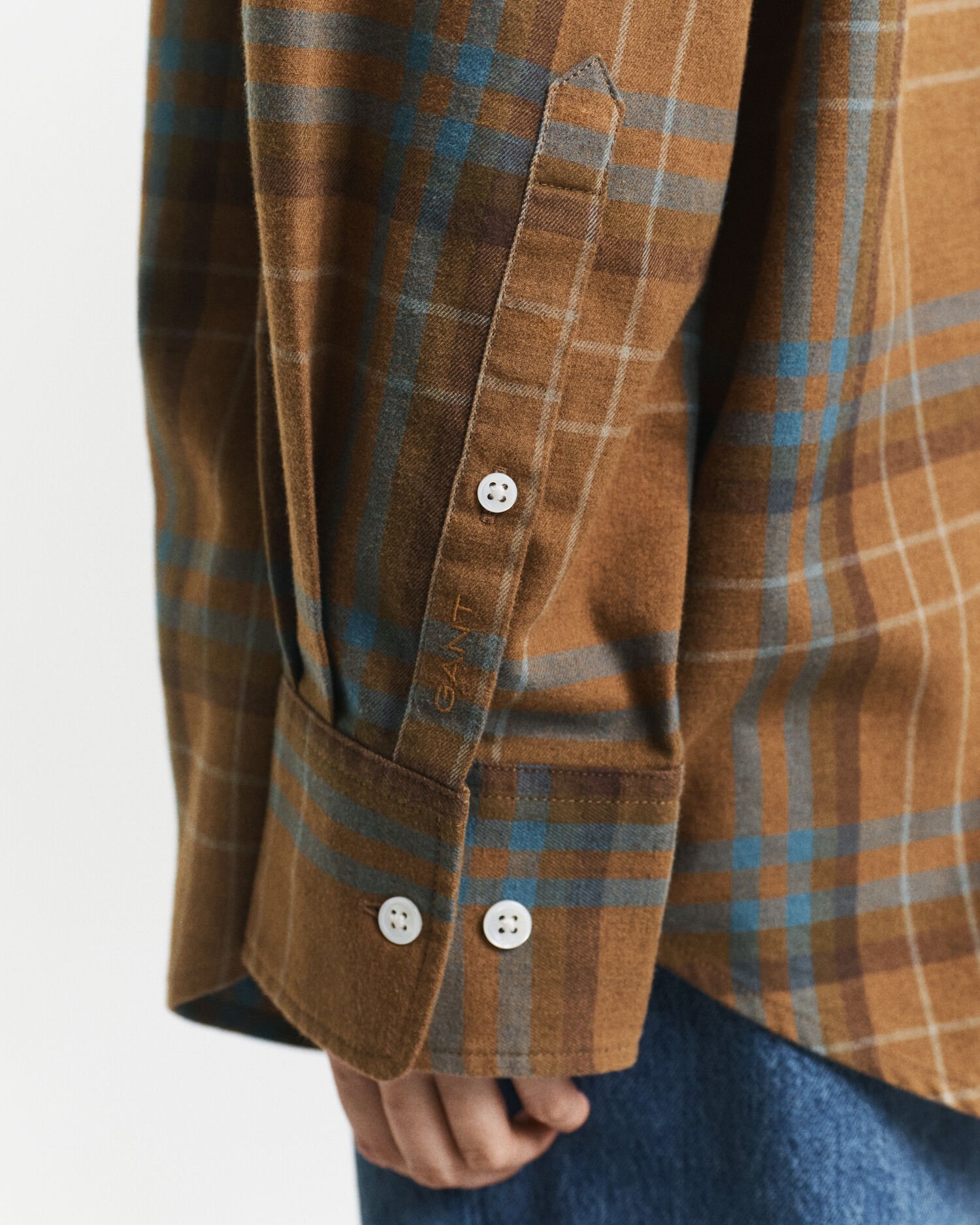 Oversized ternet skjorte