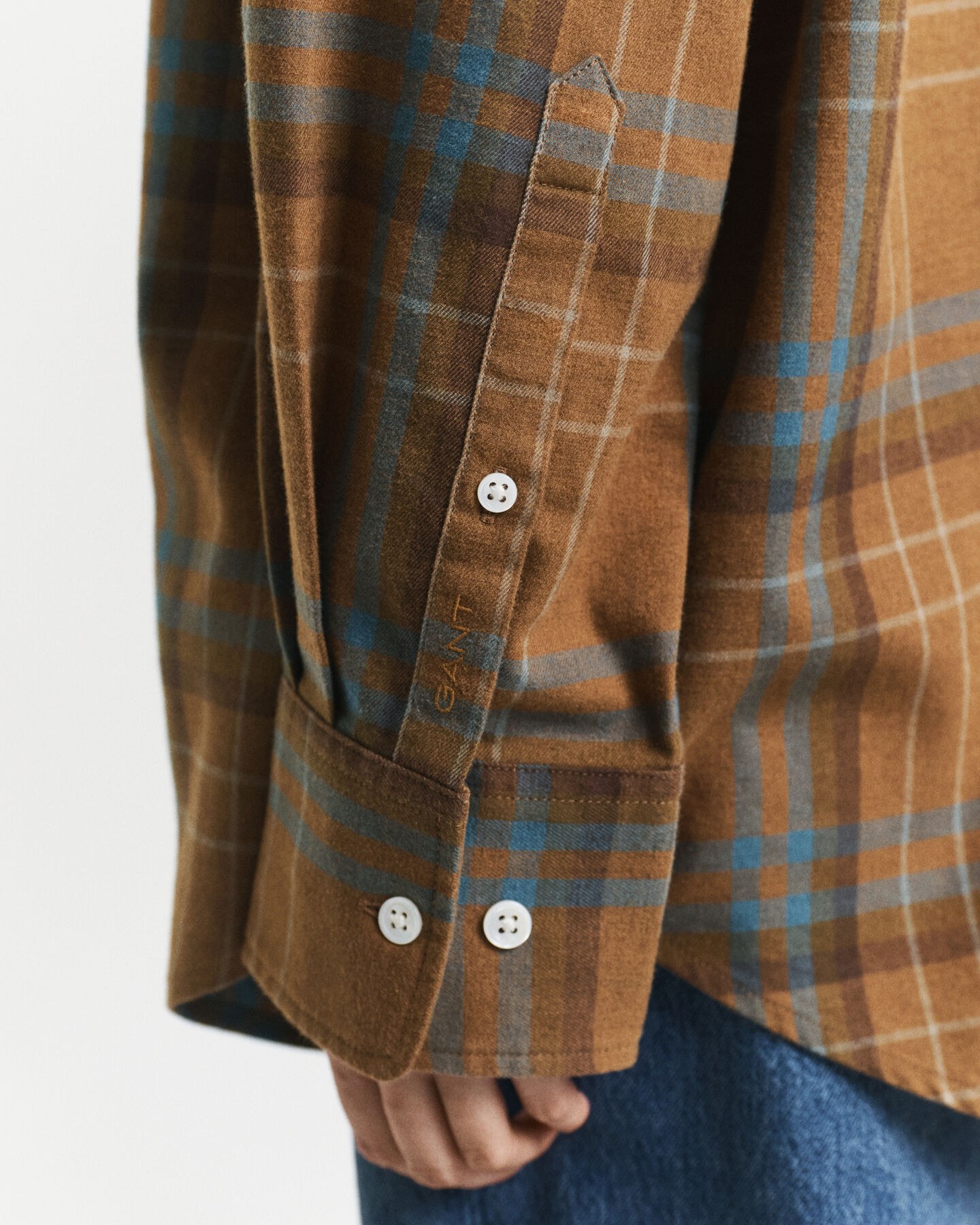 Oversized ternet skjorte