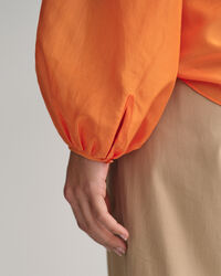 Relaxed fit bomuldssilkebluse