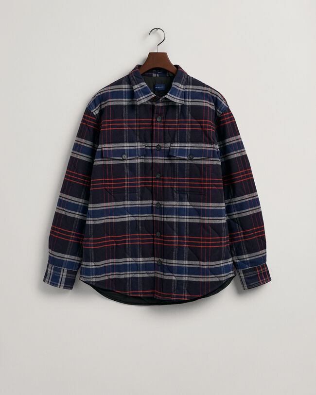Overskjorte af quiltet flannel