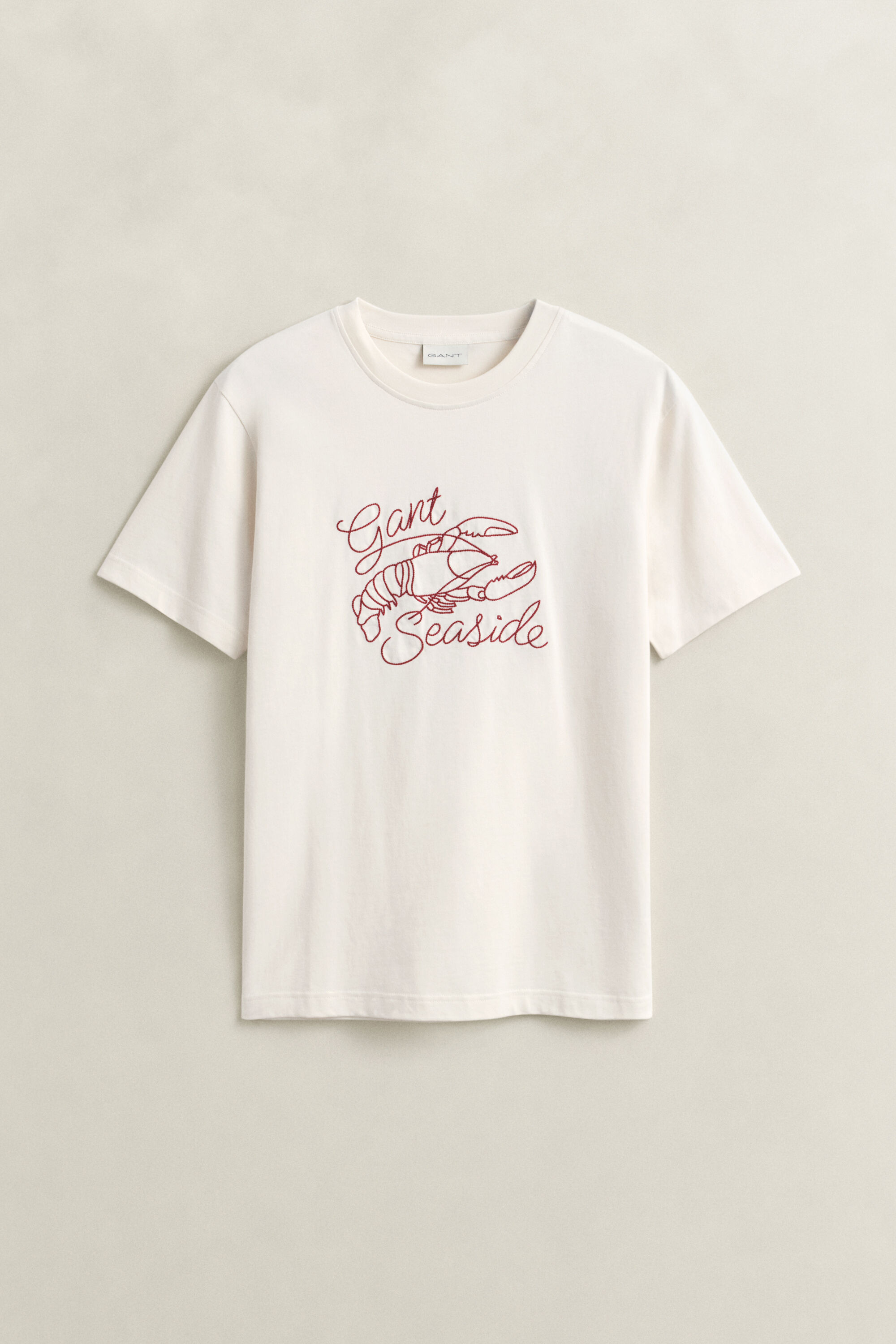 T-shirt med kystgrafik