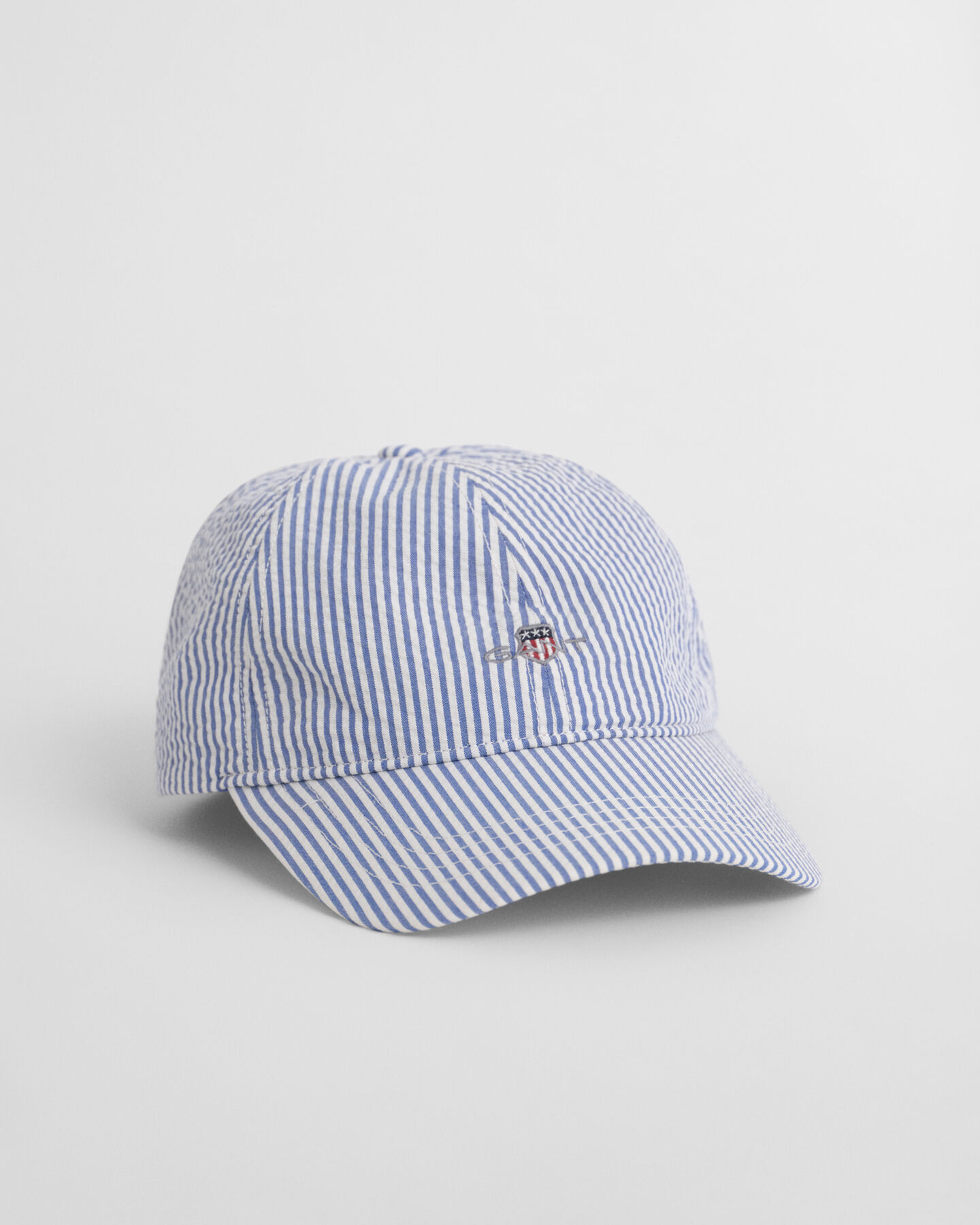 Stribet seersucker cap