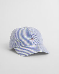 Stribet seersucker cap