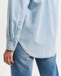 Relaxed fit Pocket Detail denim skjorte