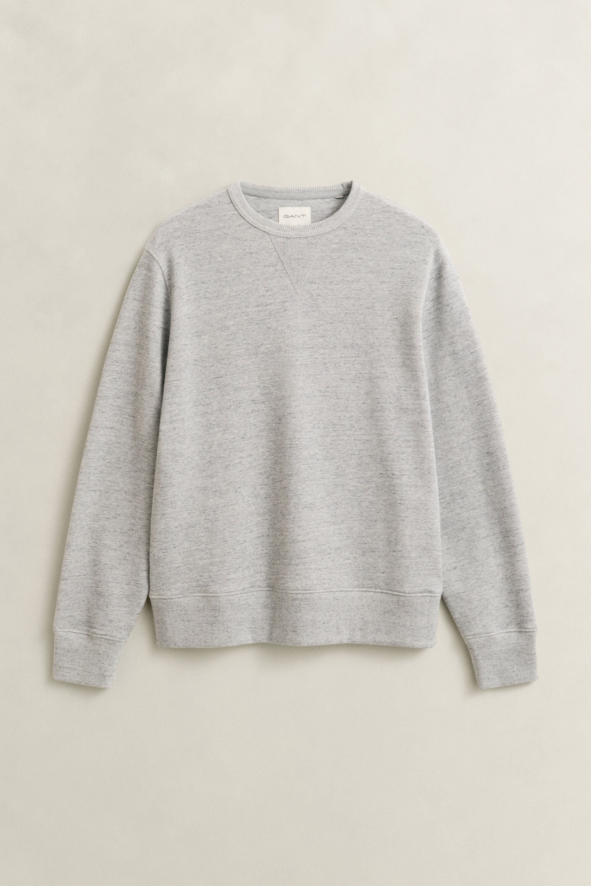 Meleret sweatshirt med crewneck