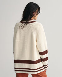 Oversized GANT Varsity cardigan