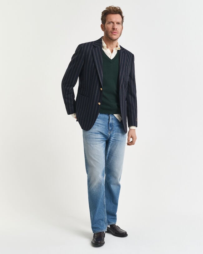 Klassisk vest af bomuld