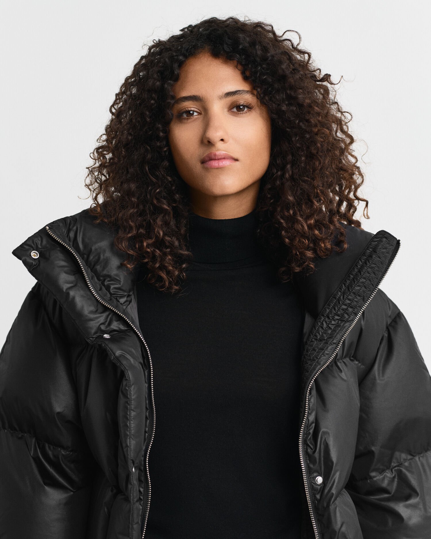 Relaxed fit dunjakke