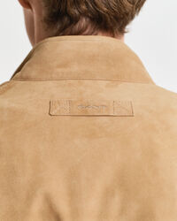 Harrington jakke af ruskind