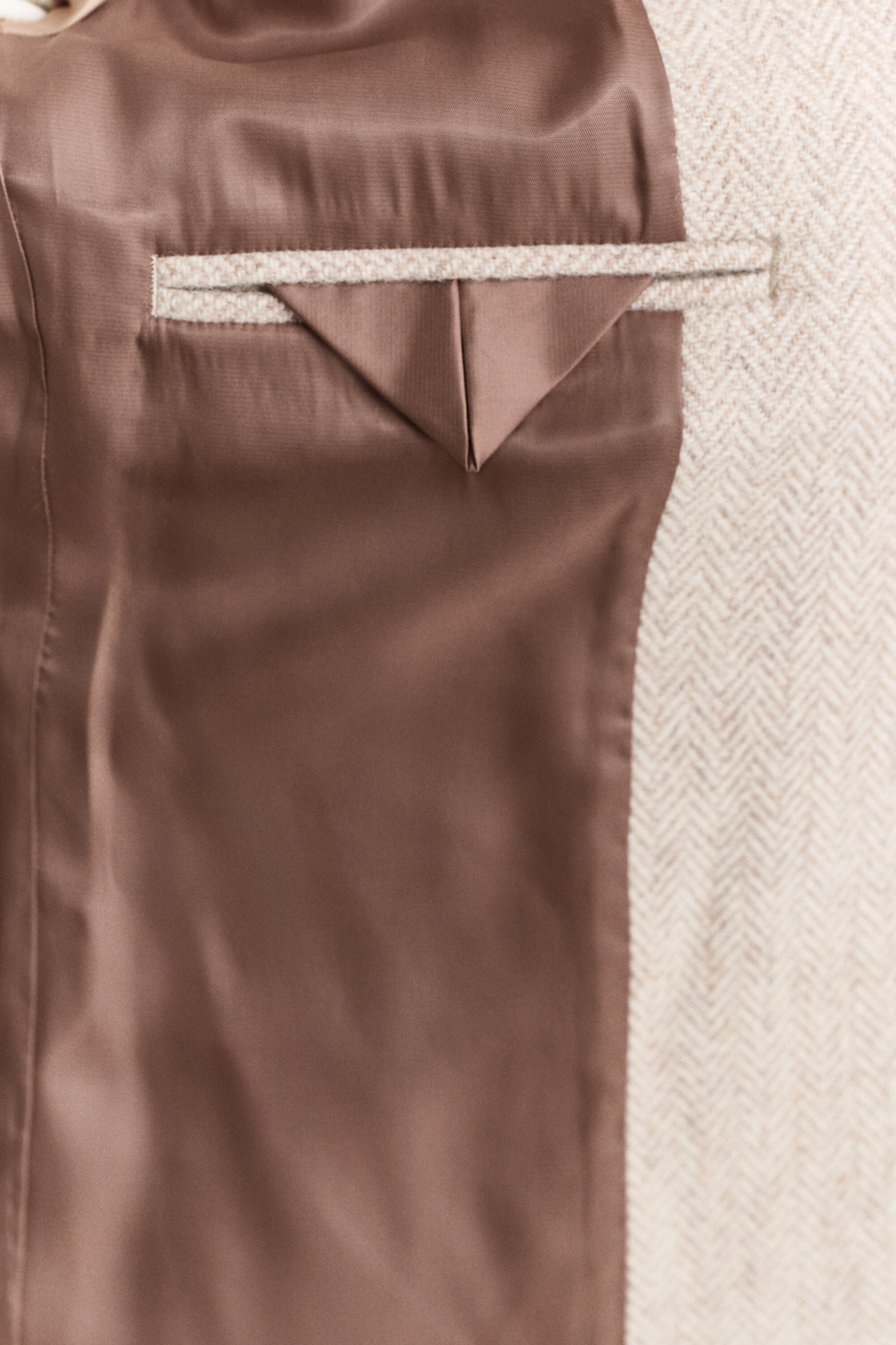 Sildebensmønstret blazer