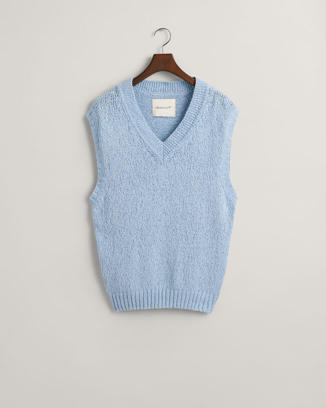 Nopret tekstureret bomuldsvest