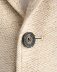 Blazer af bomuld og h&oslash;r