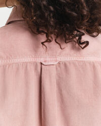 Regular fit skjorte af jernbanefløjl