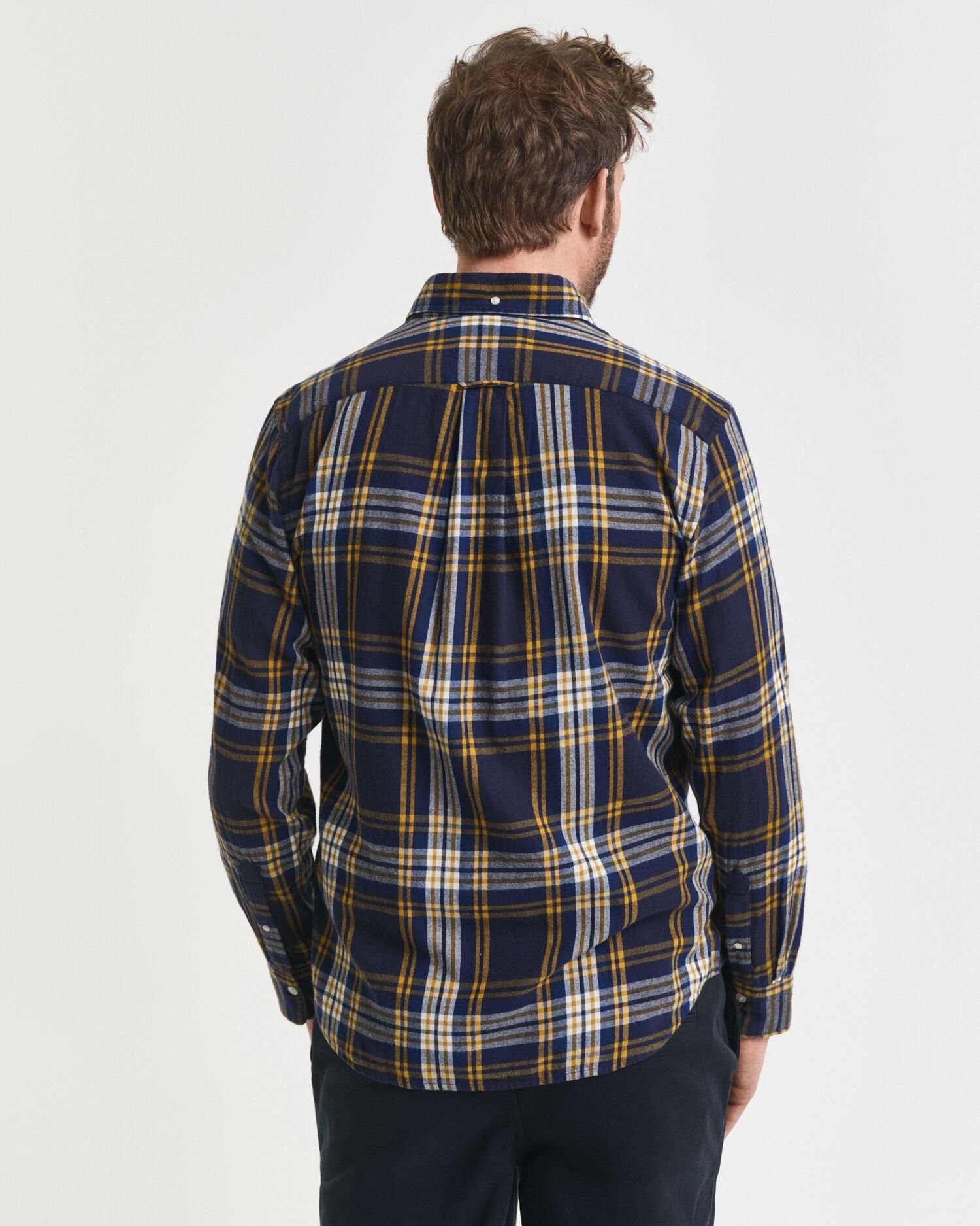 Regular fit Windblown flannelskjorte med tern