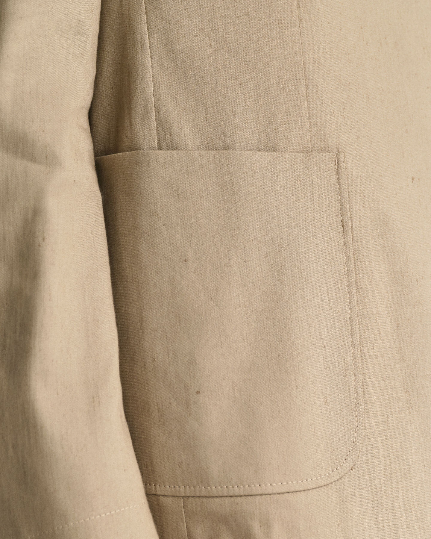 Jakkesæt-blazer af hør og bomuld