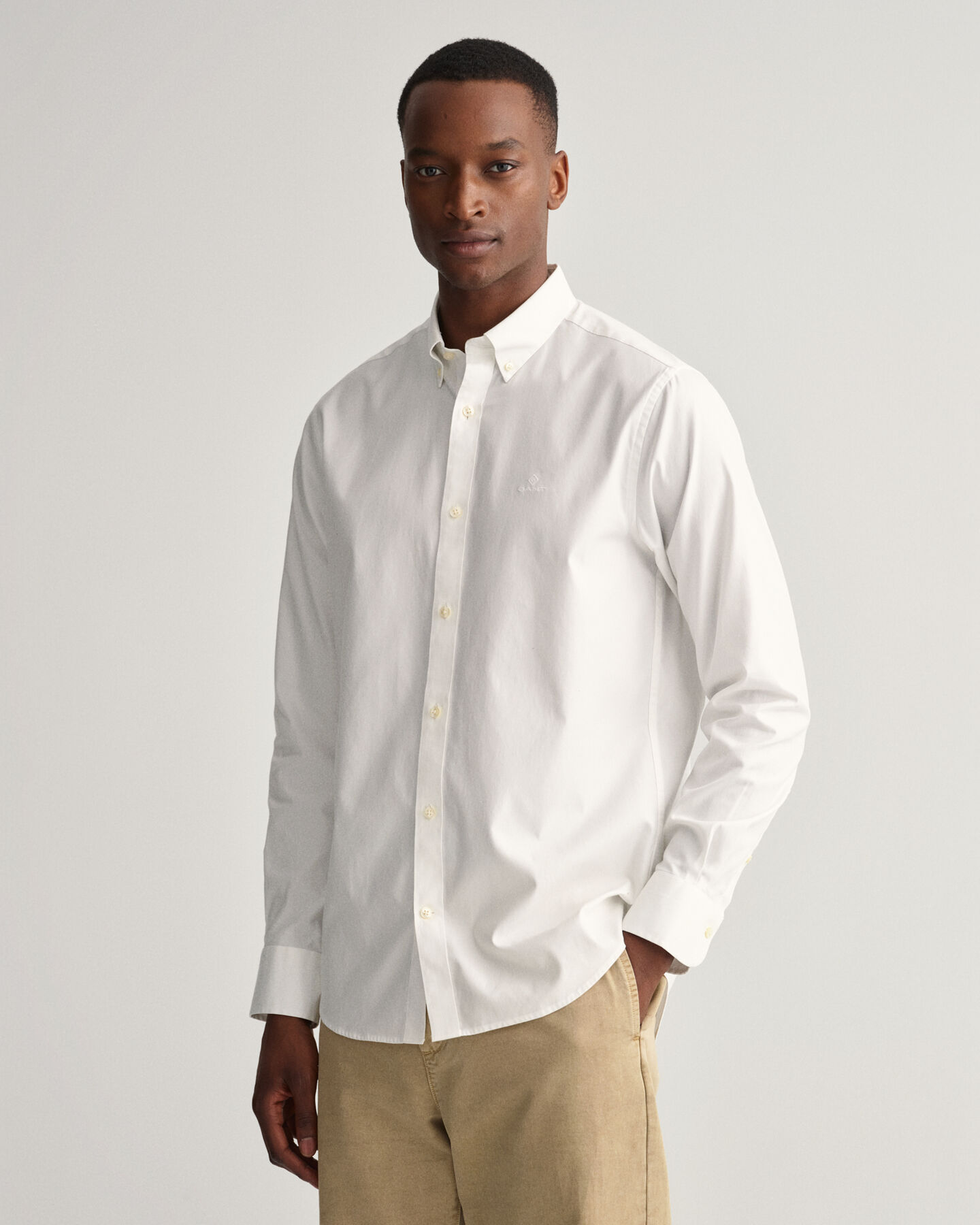 Regular fit pinpoint Oxford-skjorte