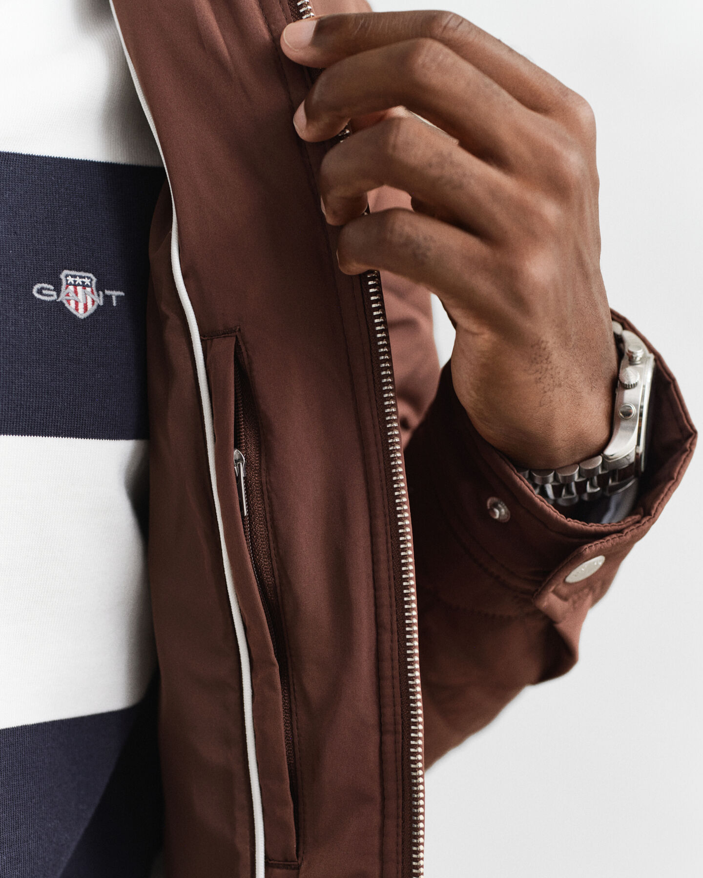 Quiltet Windcheater jakke