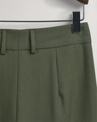 Brede bukser med læg og høj talje