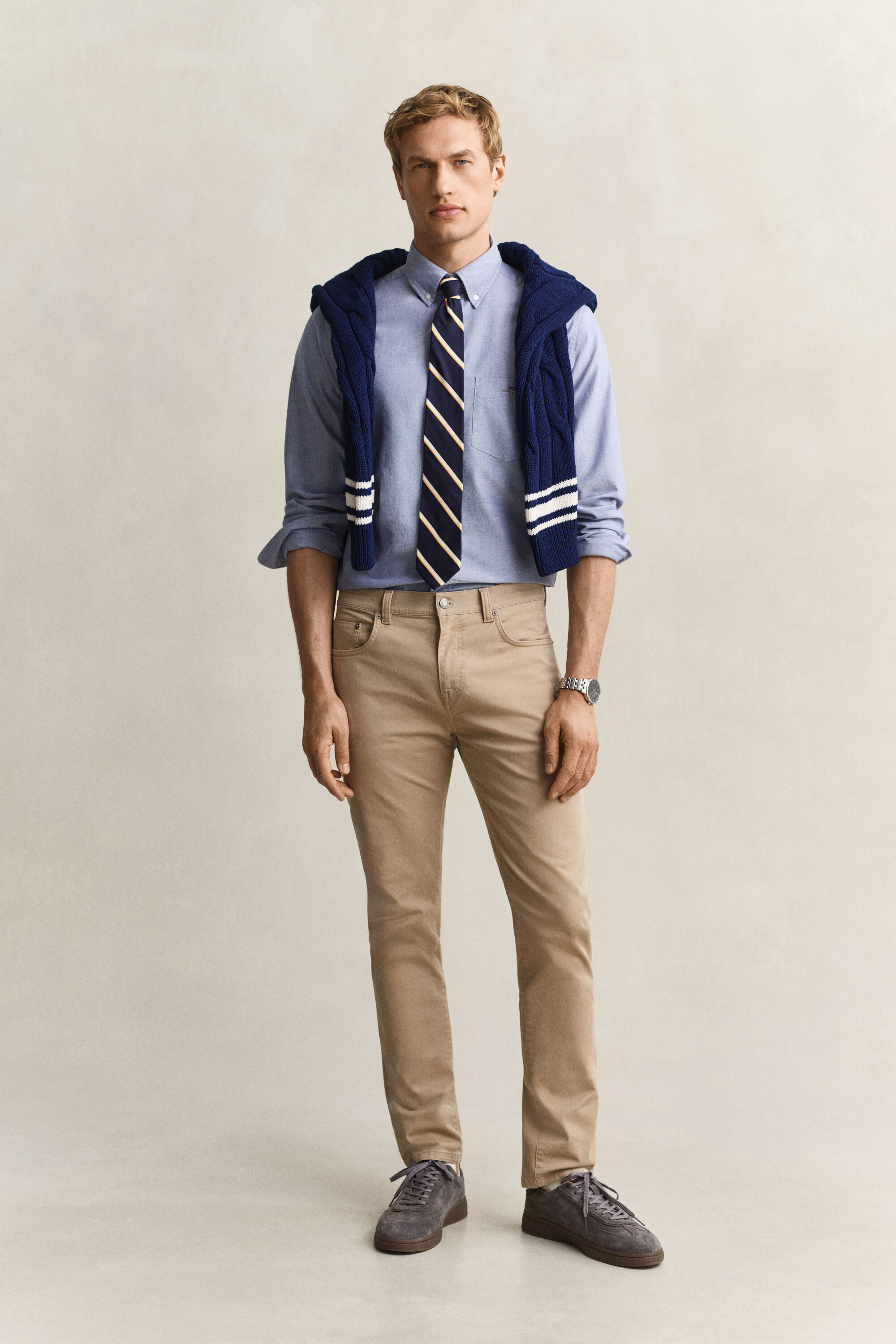 Regular fit klassisk Oxford-skjorte