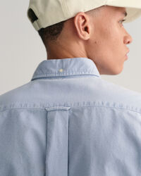 Regular fit b&oslash;rstet Oxford skjorte