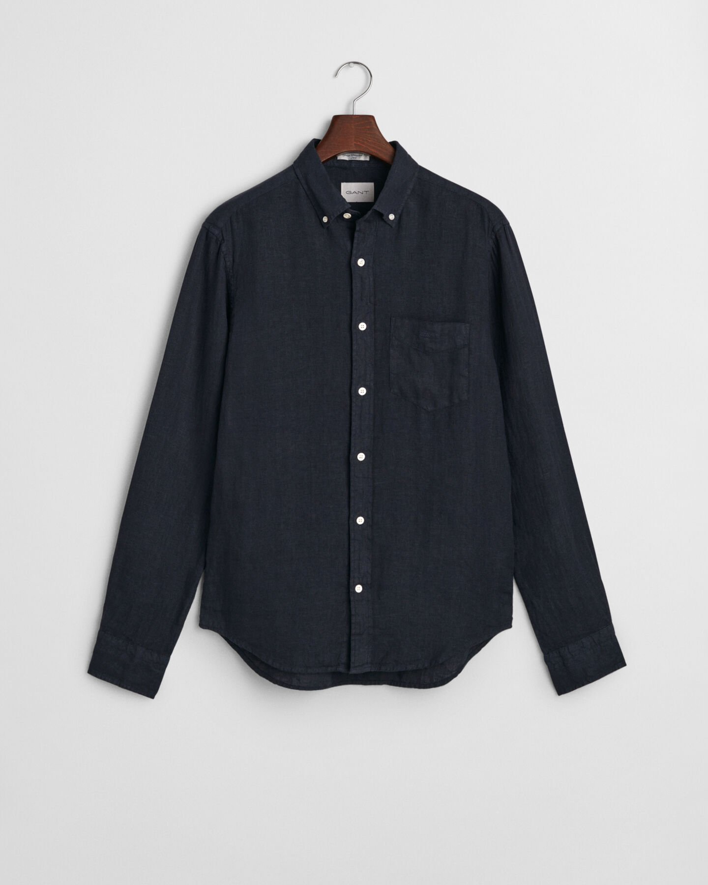 Regular fit garment-dyed h&oslash;rskjorte