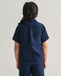 Kids h&oslash;rskjorte med korte &aelig;rmer