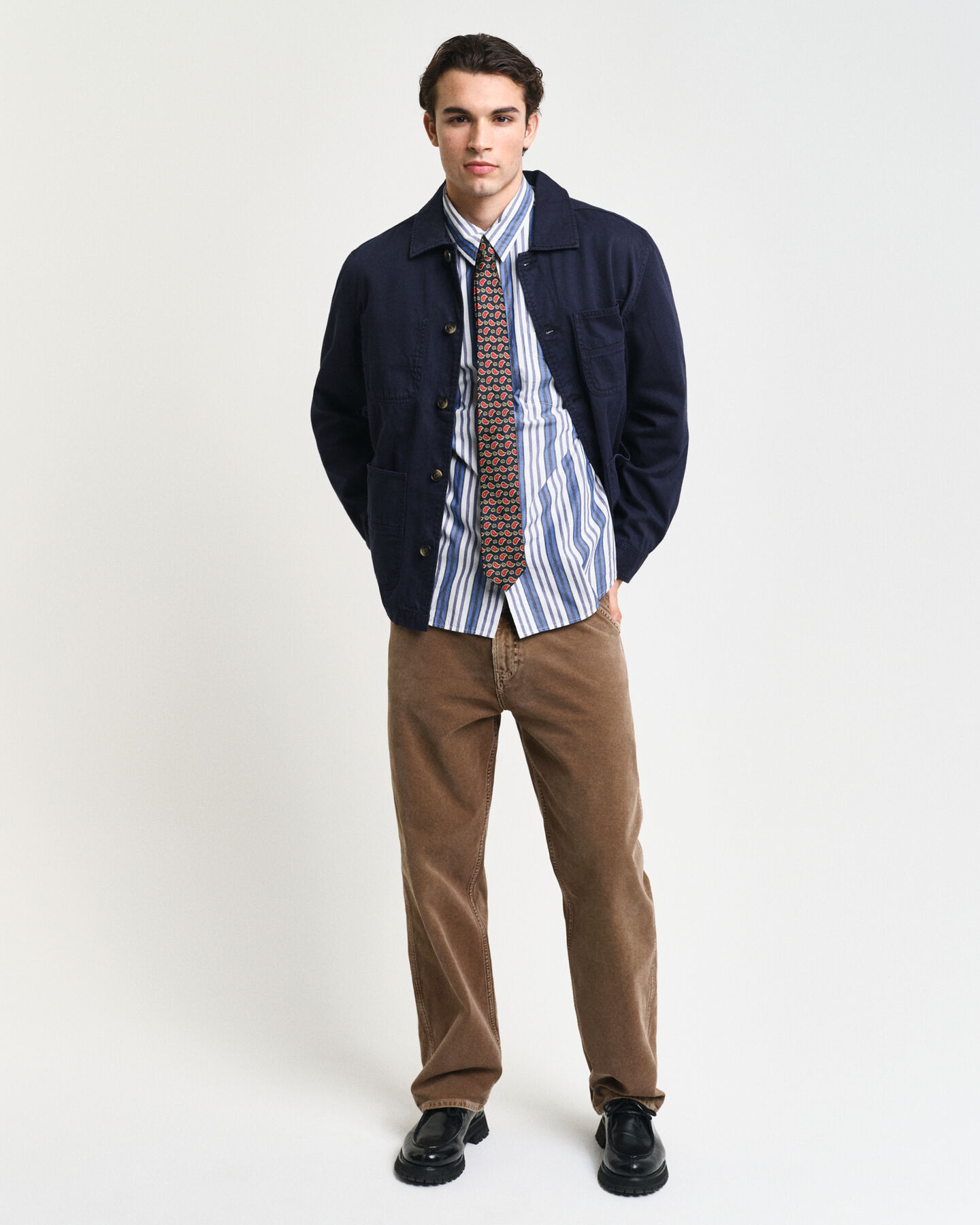 Garment-dyed overskjorte