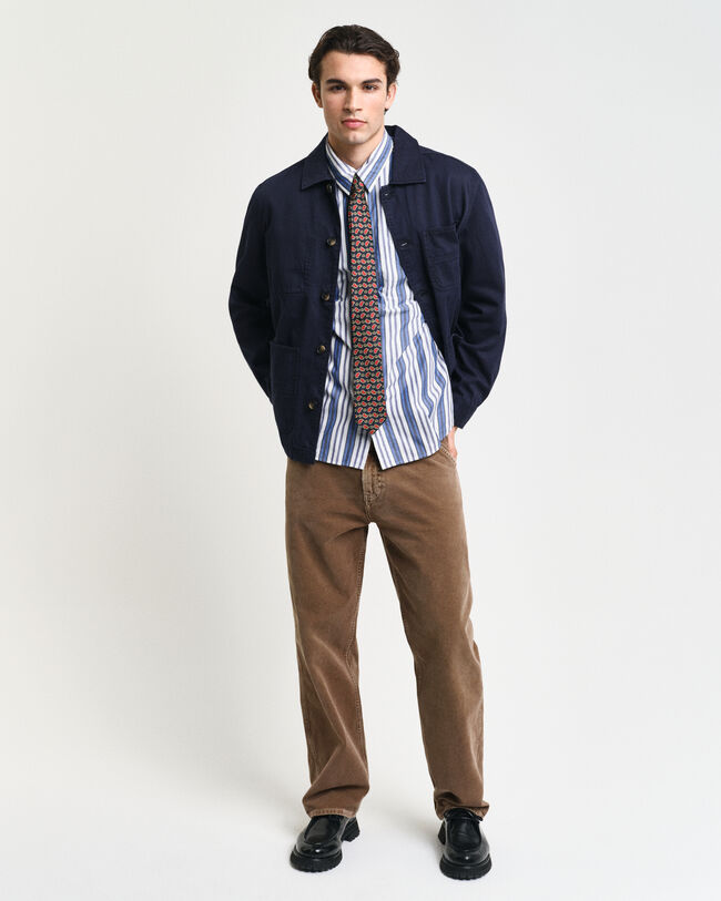 Garment-dyed overskjorte